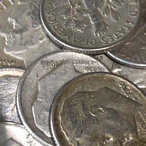 Silver Roosevelt dimes 50 dimes 90% silver
